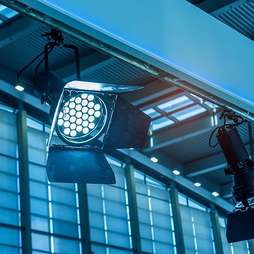 Miniatura 5 de MILISTEN Gancho de techo, 10 abrazaderas de abrazaderas de montaje de aleación de aluminio resistente, abrazaderas de iluminación para luces de