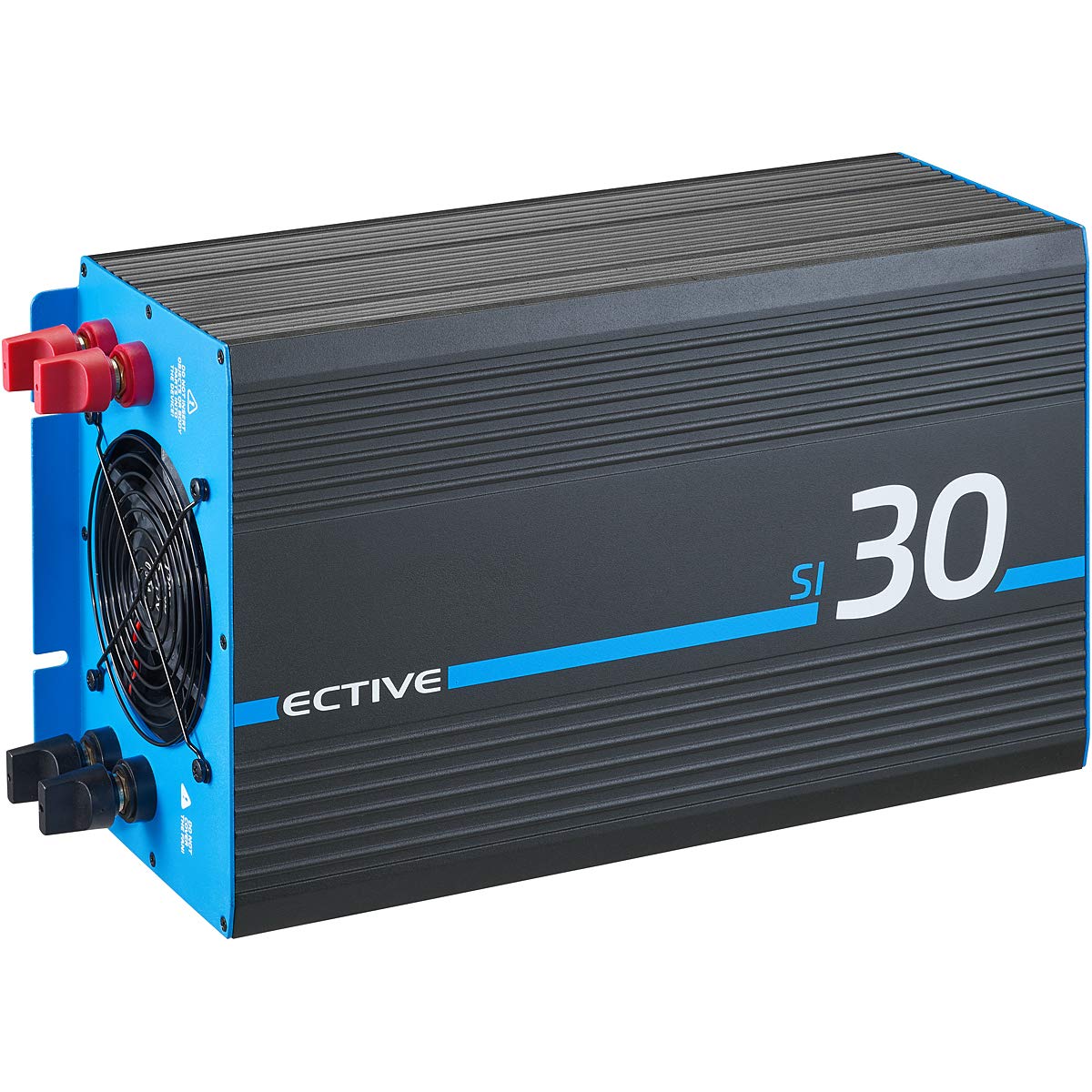 ECTIVE Reiner Sinus Wechselrichter SI30-3000W, 24V auf 230V, USB, Überlastschutz, Überhitzungsschutz, Aluminiumgehäuse - DC/AC Spannungswandler, Umwandler, Stromwandler für Haushaltsgeräten