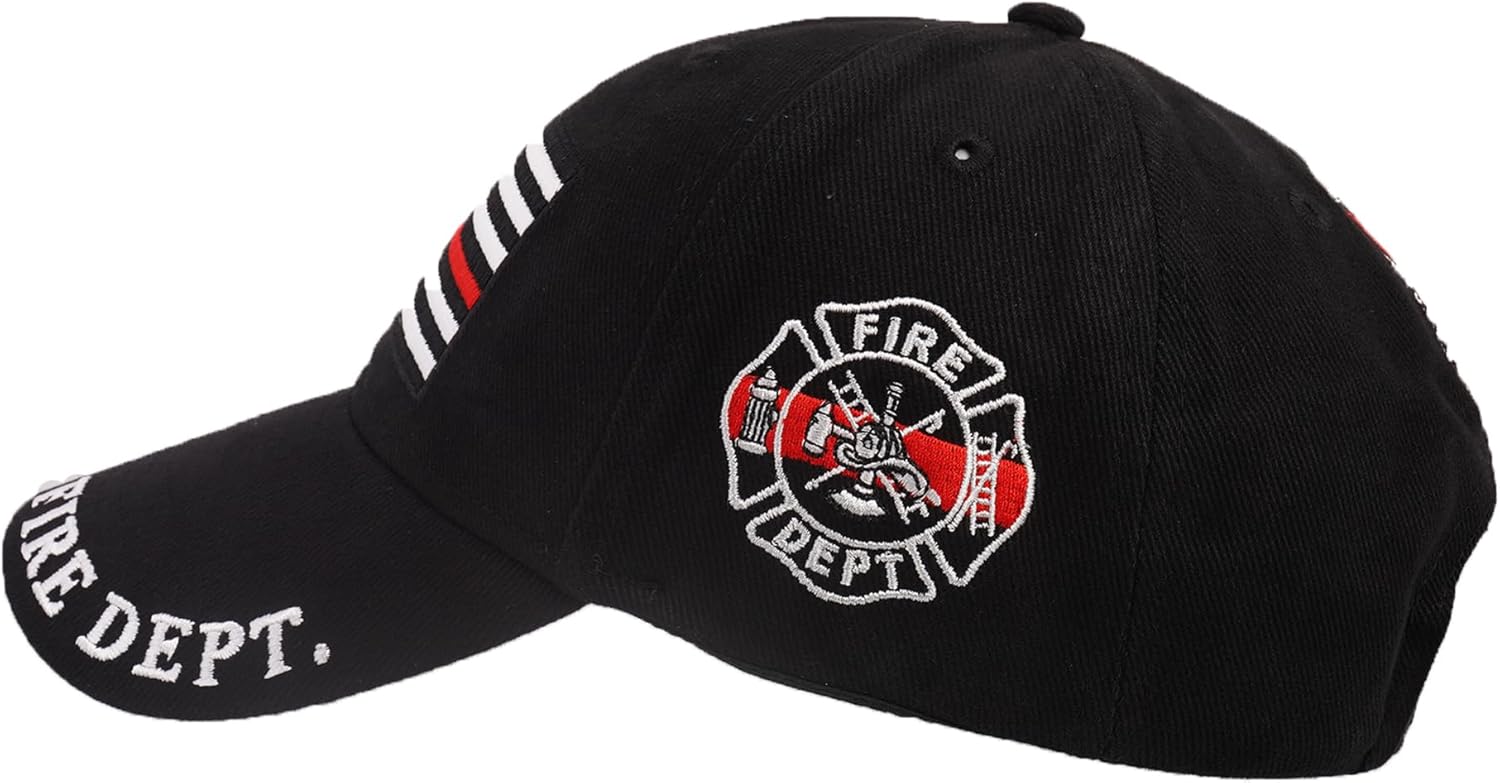Fire Thin Red Line Dept Cap | Honor Firefighters Durable & Stylish Comfortable Baseball Cap for Men & Women | Perfect for Everyday, Ideal for Fire Department Members & Supporters 100% Cotton - Image 6