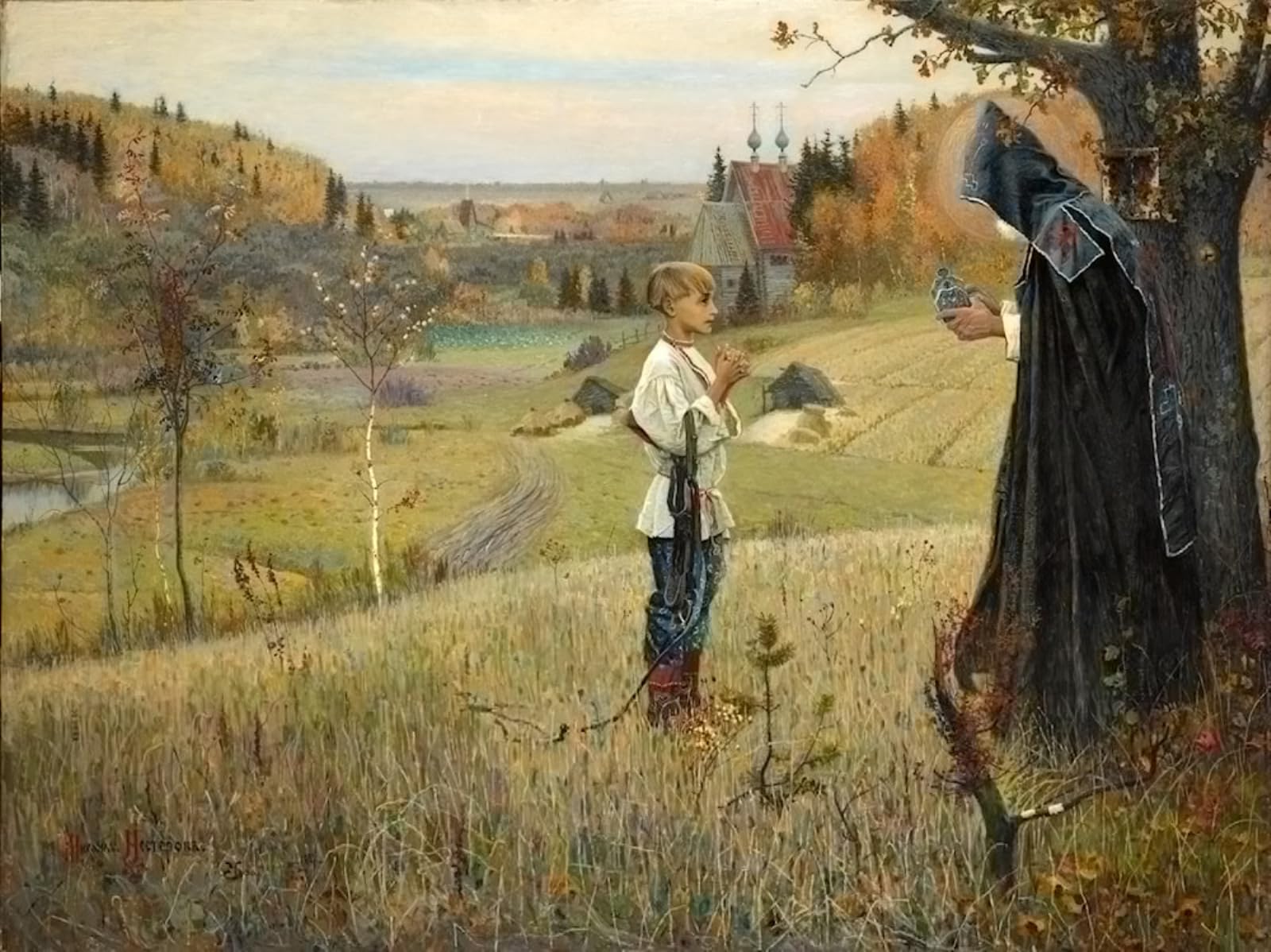 Tableaux Graffiti Art Mural Mikhail Nesterov : impression poster moderne 60x90