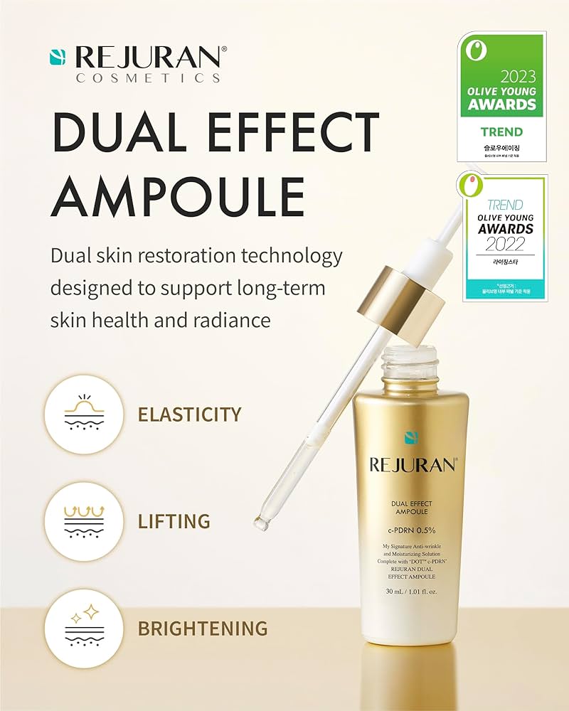 REJURAN DUAL EFFECT AMPOULE 50mL 2個 Amazon.com: REJURAN® Dual Effect Ampoule, DOT DUAL c-PDRN