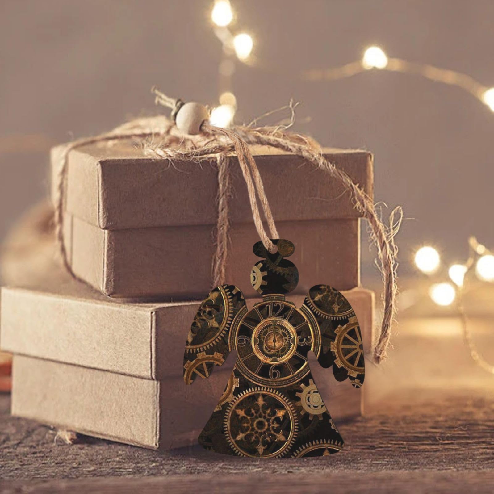 PHOGARY 6 stuks belletjes om te knutselen, mooie koperen klokken, gouden klokken om te knutselen, kerstklokjes, windgongen, klemmen