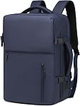 Lay Flat Carry on Travel Backpack, 30L Airline Approved, Fits 16" Laptop, USB-C & USB-A, Water Resistant