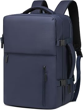 30L Lay Flat Travel Backpack for 16 Inch Laptop Carry On Gray
