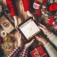 Vista 5 de Cajas vacías de chocolate, embalaje reutilizable con ventana, divisores y cierre magnético para golosinas y regalos, dulces, tarjetas de regalo