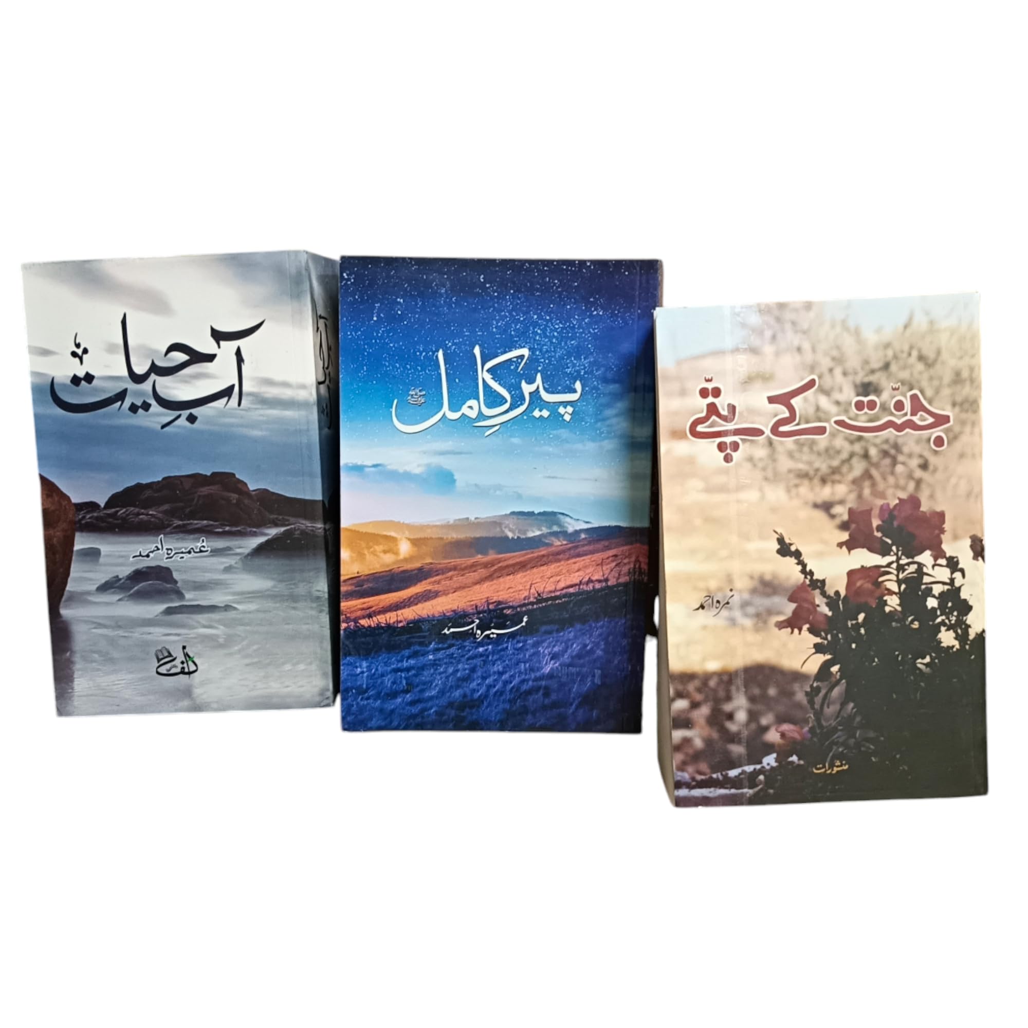 Peer e kamil, Aabe Hayat, Jannat ke patte Urdu novels (Pack of 3)
