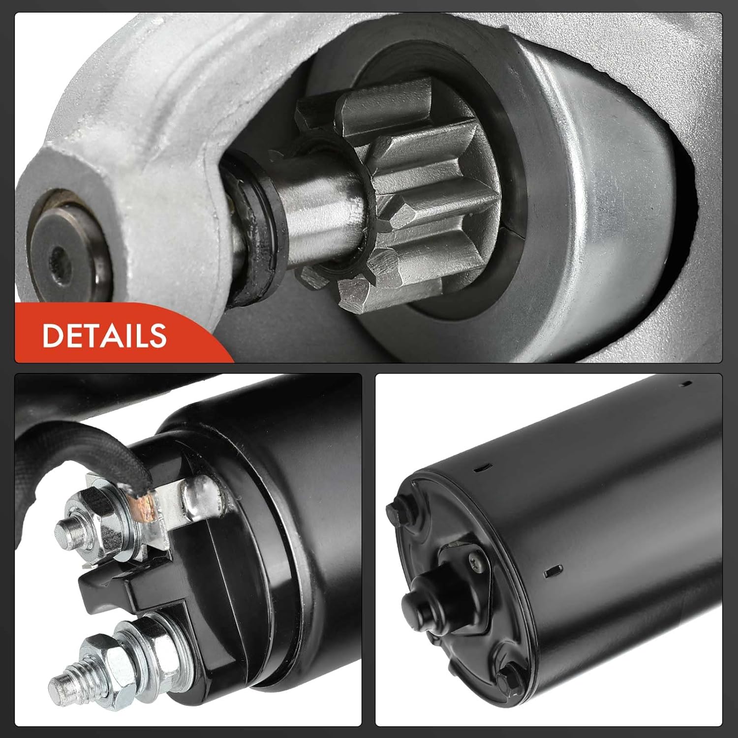 A-Premium Starter Motor Compatible with Land Rover Discovery 1994-2004, Range Rover 1993-2002, Defender 110 1993, Defender 90, 3.9L 4.0L 4.6L, 12V 1.7KW 9 Teeth Clockwise, Replace# SBO0147, NAD101190