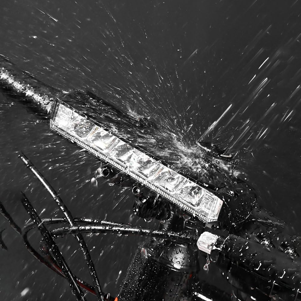 Fahrradlicht mit 4 Beleuchtungsmodi, IPX5 wasserdicht aufladbar Fahrradbeleuchtung für Erwachsene