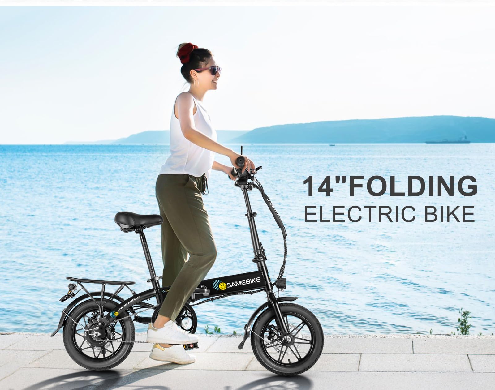 SAMEBIKE E Bike (YINYU14-II, Black) : Amazon.de: Sport & Freizeit