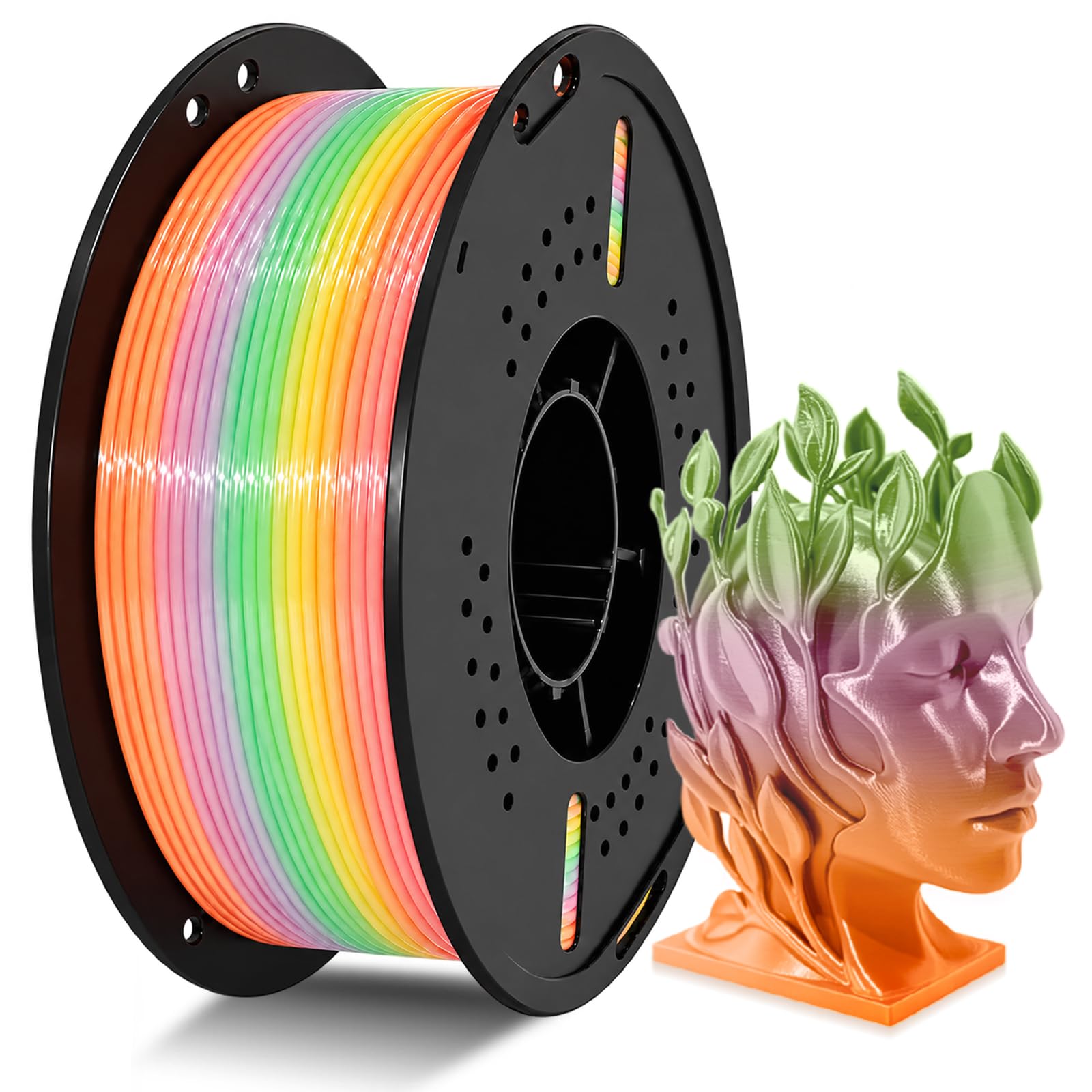 Multicolor Glow in the Dark 3D Printing Filament -10 Multicolor Glow in the Dark 3D Printing Filament -10
