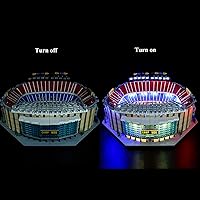Vista 7 de Kit de luces LED RC compatible con Lego 10284, kit de iluminación de edificio para (FC Barcelona). (Solo kit de luz Led) (RC con sonido)