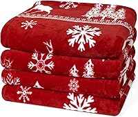 Vista 40 de PHF - Cobija de vellón ultrasuave Queen, sin desprendimiento, sin bolitas, acogedora cobija ligera de 8.85 oz/yd² para cama, sofá, silla, para todas