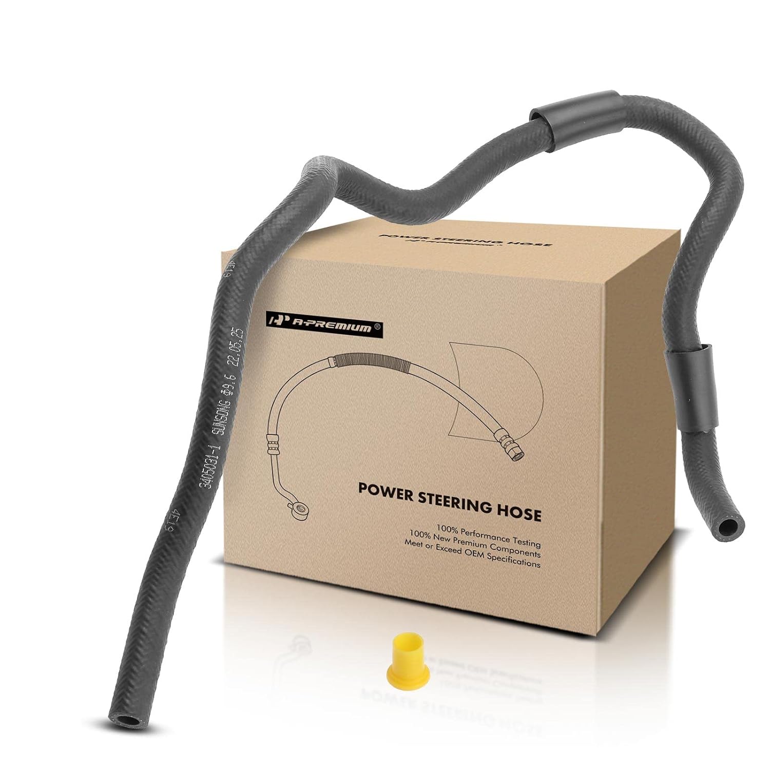 Mangueira de Retorno da Direção Hidráulica A-Premium Compatível com Honda Ridgeline 2006-2011 V6 3.6L - Conexão para Resfriador