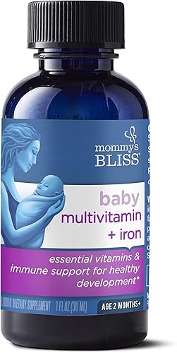 Miniatura 2 de Mommys Bliss Multivitamínico para bebés  hierro vitaminas esenciales diarias para apoyo inmunológico crecimiento saludable y desarrollo óseo edad a