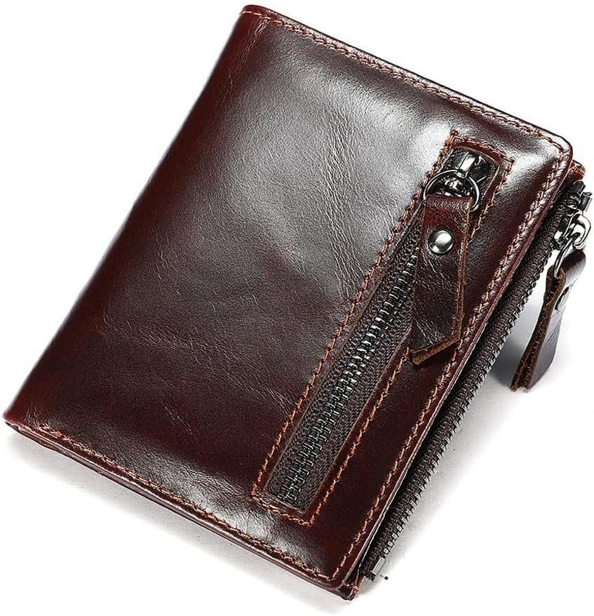 Vertical Wallet Men's Short Money Clip Card Cover Bag Name Card Clip Wallet Name Card Clip