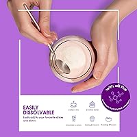 Vista 6 de Péptidos de colágeno múltiple en polvo, 1 libra, péptidos de proteína hidrolizada Tipo I, II, III, V, X, péptidos de colágeno hidrolizados