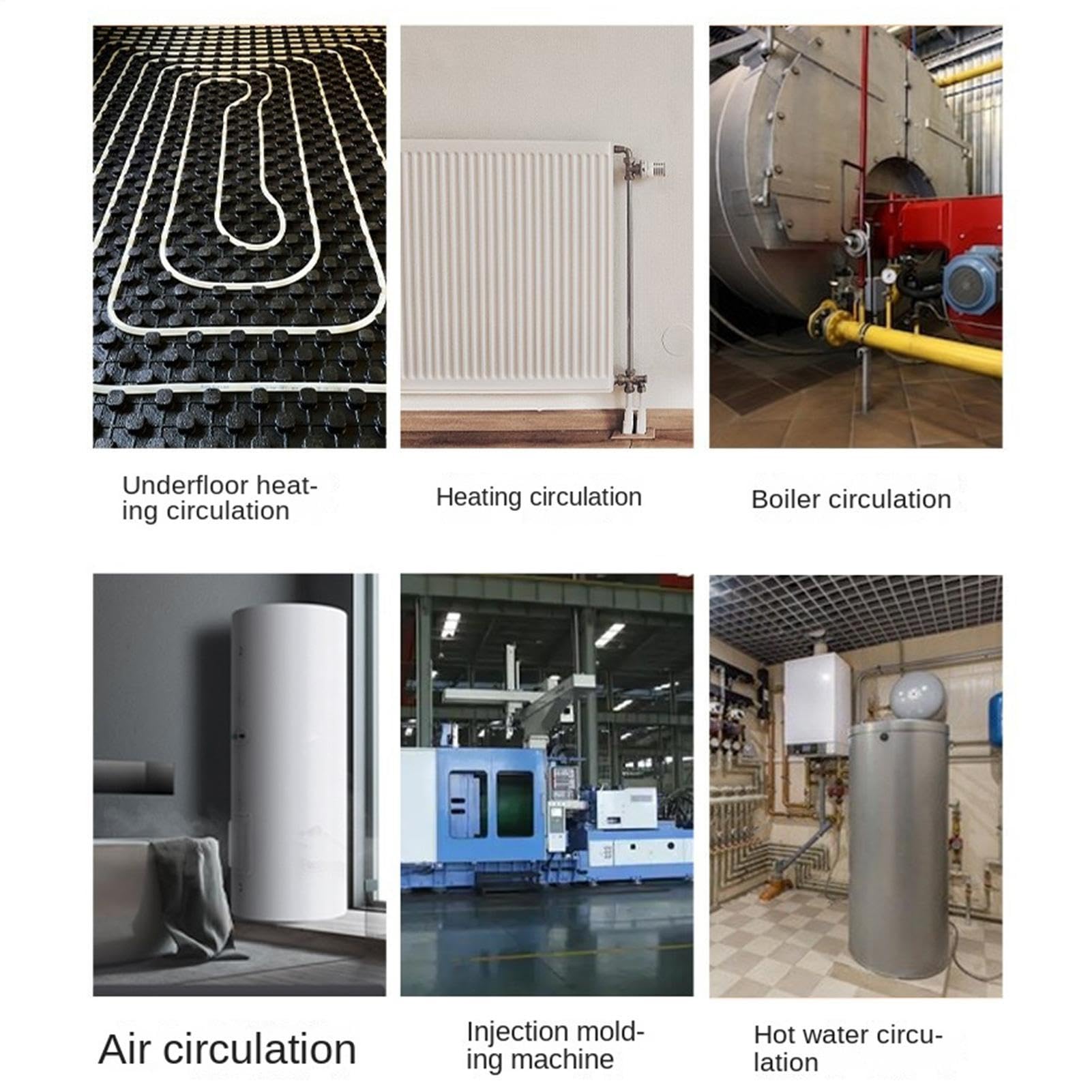 Pompa Ricircolo Acqua Calda Circolatore Resistente Alle Alte Temperature, 3 | Pompa Circolazione Acqua Calda Per Proprietari Professionisti Caldaie Riscaldamento A P