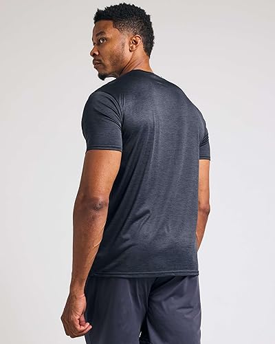 Miniatura 3 de Real Essentials Paquete de 4 camiseta deportiva de manga corta Dry-Fit para hombre (disponible en tallas grandes y altas)