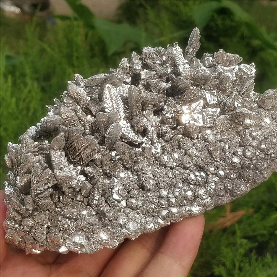 Amazon｜1ピースAAAA原発マグネシウム鉱石銀マグネサイト水晶