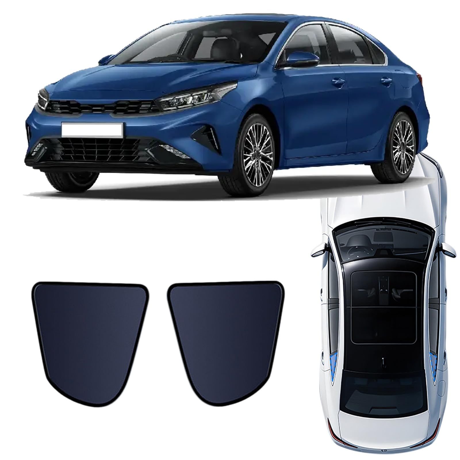 Pare-soleil voiture intérieur KIA K3 2019-2025 | Rideaux camping pliables