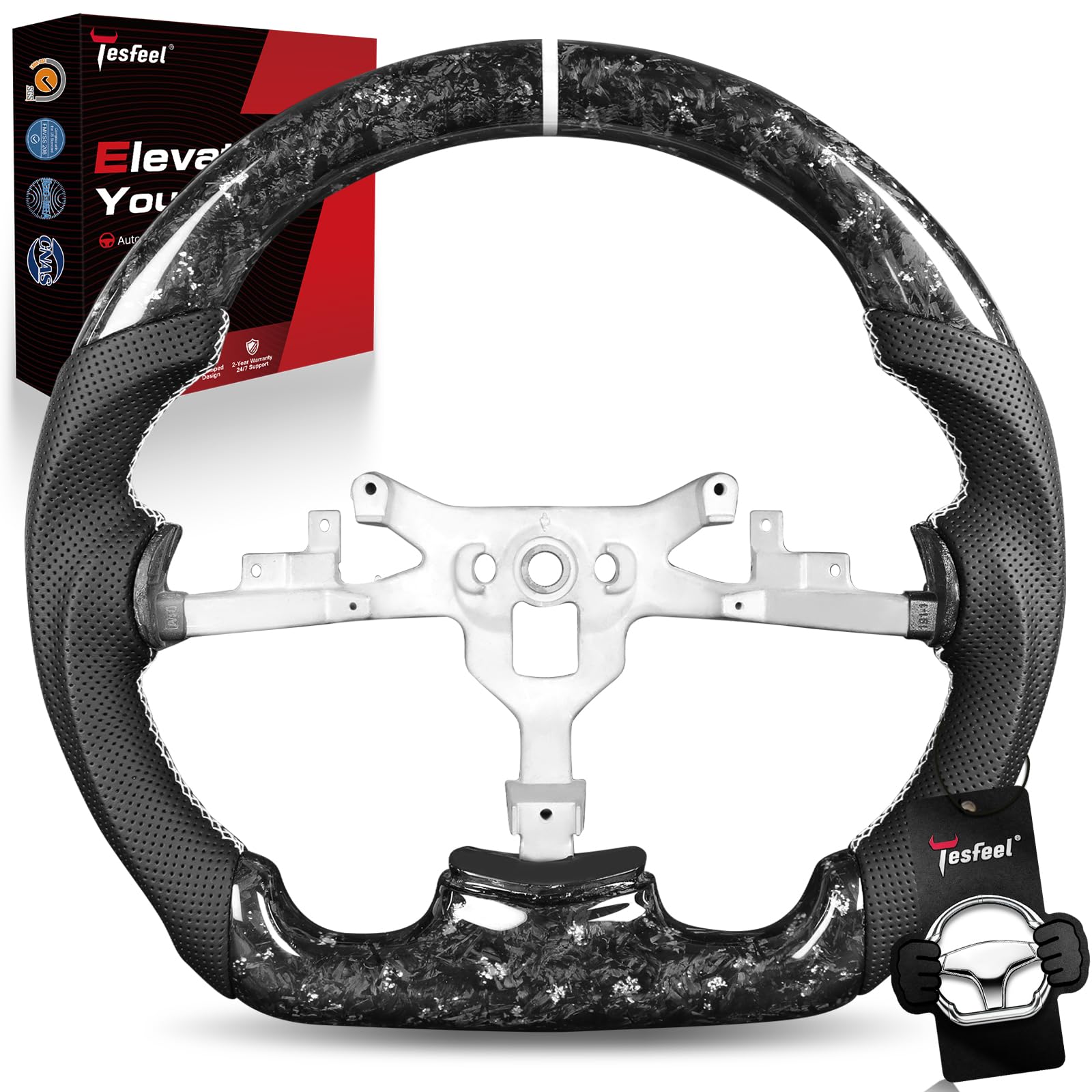 Forged Carbon Fiber Steering Wheel for Chevy Corvette C6 2006-2011