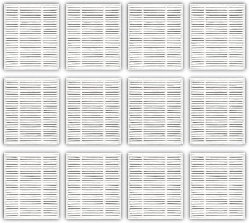 (12 Pack) Roomba 104, Q011 Q0120 Q0520 Replacement HEPA Filter for iRobot Combo Essential Robot Vacuum and Mop Y0140 Y0112 Y0110, Roomba 105 Combo Robot Vacuum Cleaners, Replacement Parts Filters