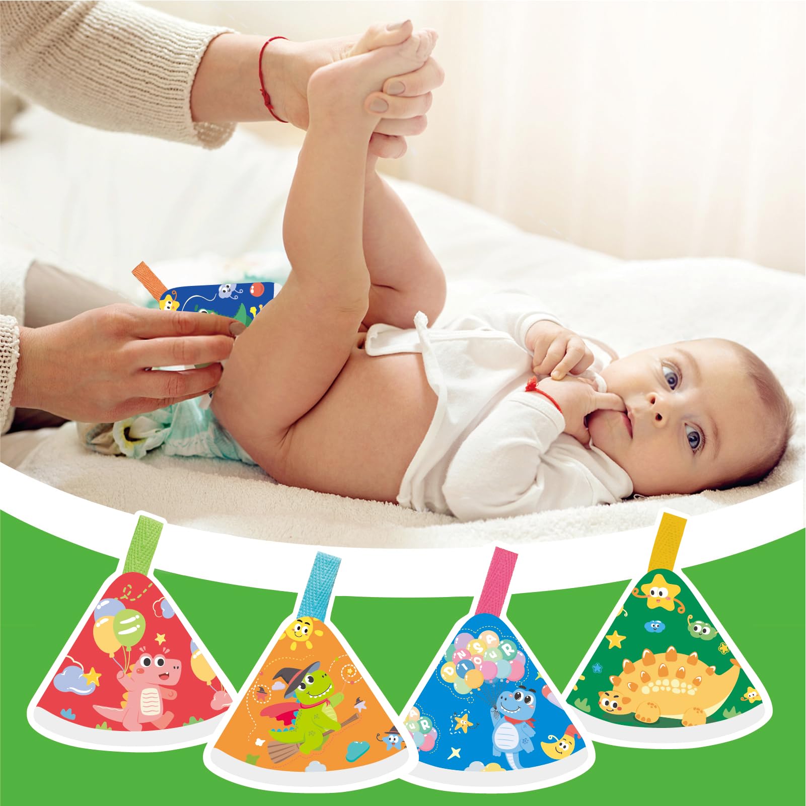 Lote de 20 sábanas húmedas reutilizables para bebé niño Accesorio para cambio de pañal para niños, d, Talla única