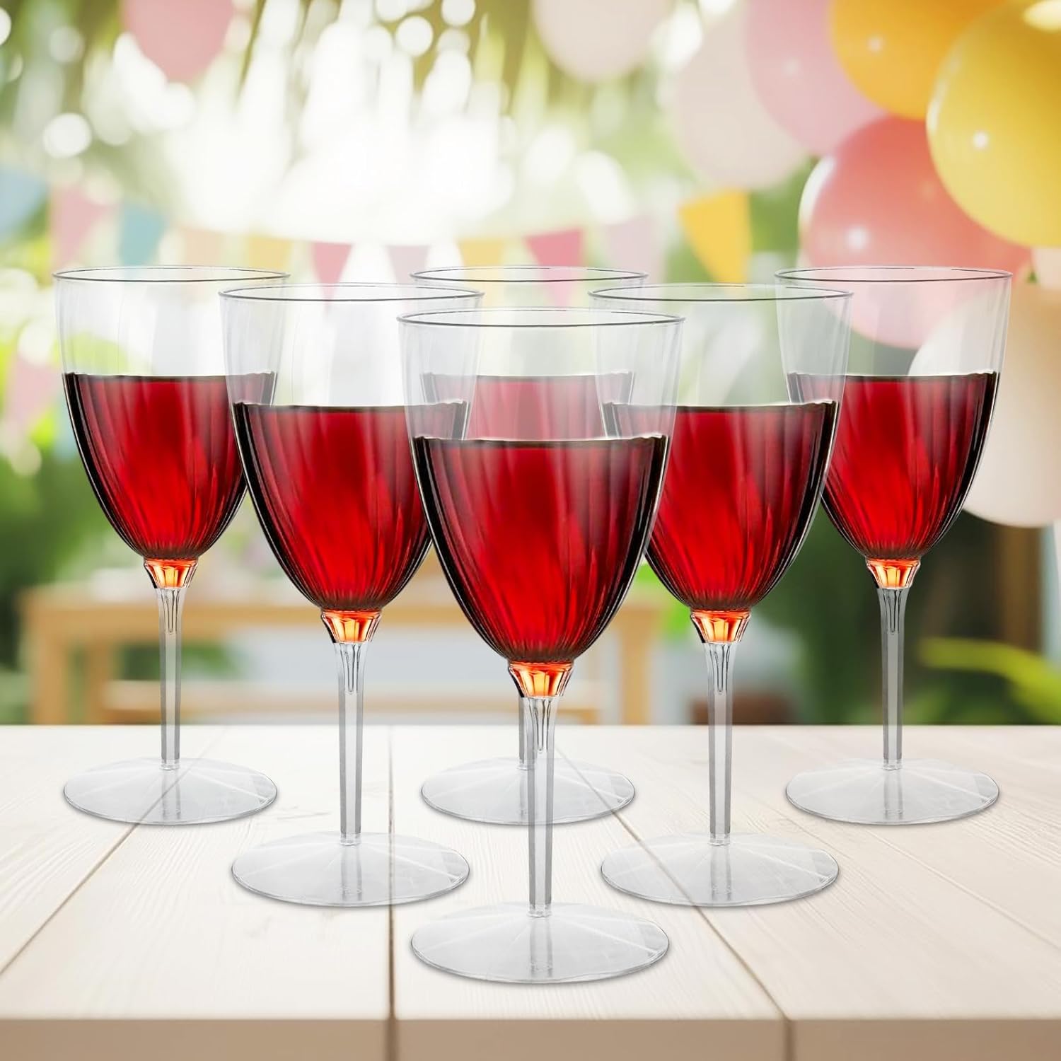 32 Pack Plastic Wine Glasses Champagne Flutes Disposable 8 Oz Clear Hard Plastic Disposable champagne glasses for Parties, Wedding Party Toasting Cocktail Cups - Image 6