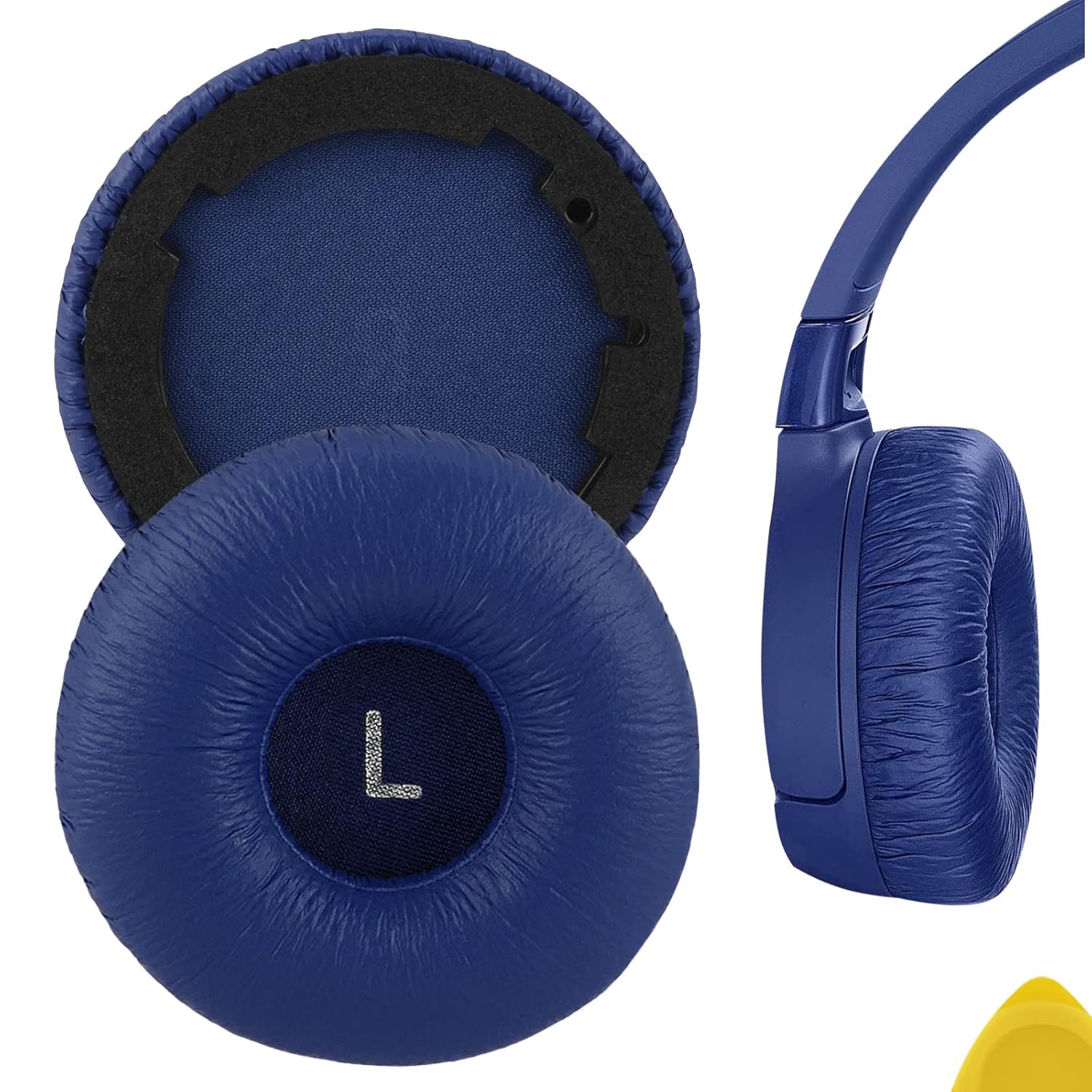 Geekria QuickFit Leatherette Replacement Ear Pads for JBL T600BTNC