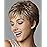 SEVENCOLORS Short Pixie Wigs for White Women Natural Layered Short Brown Wigs with Blonde Highlights Synthetic Short Hair Womens Wig