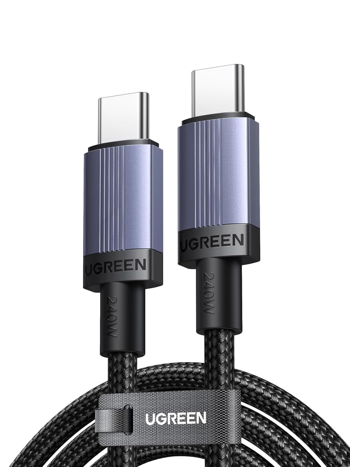 Product image of UGREEN 2-Pack 240W USB C to USB C Cable, Fast Charging USB C Cable for iPhone 17 Pro Max/16/15, Galaxy S25/S24/S23, Pixel 9/8/7, MacBook Pro/Air, ThinkBook, Dell XPS, iPad Pro/Air, Steam Deck, 3.3FT