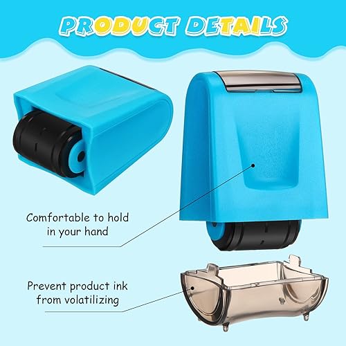 Miniatura 29 de Sherr 2 sellos de rodillo para el aula del profesor, debe tener, línea discontinua, escritura a mano, regalo de vuelta a la escuela, regalo