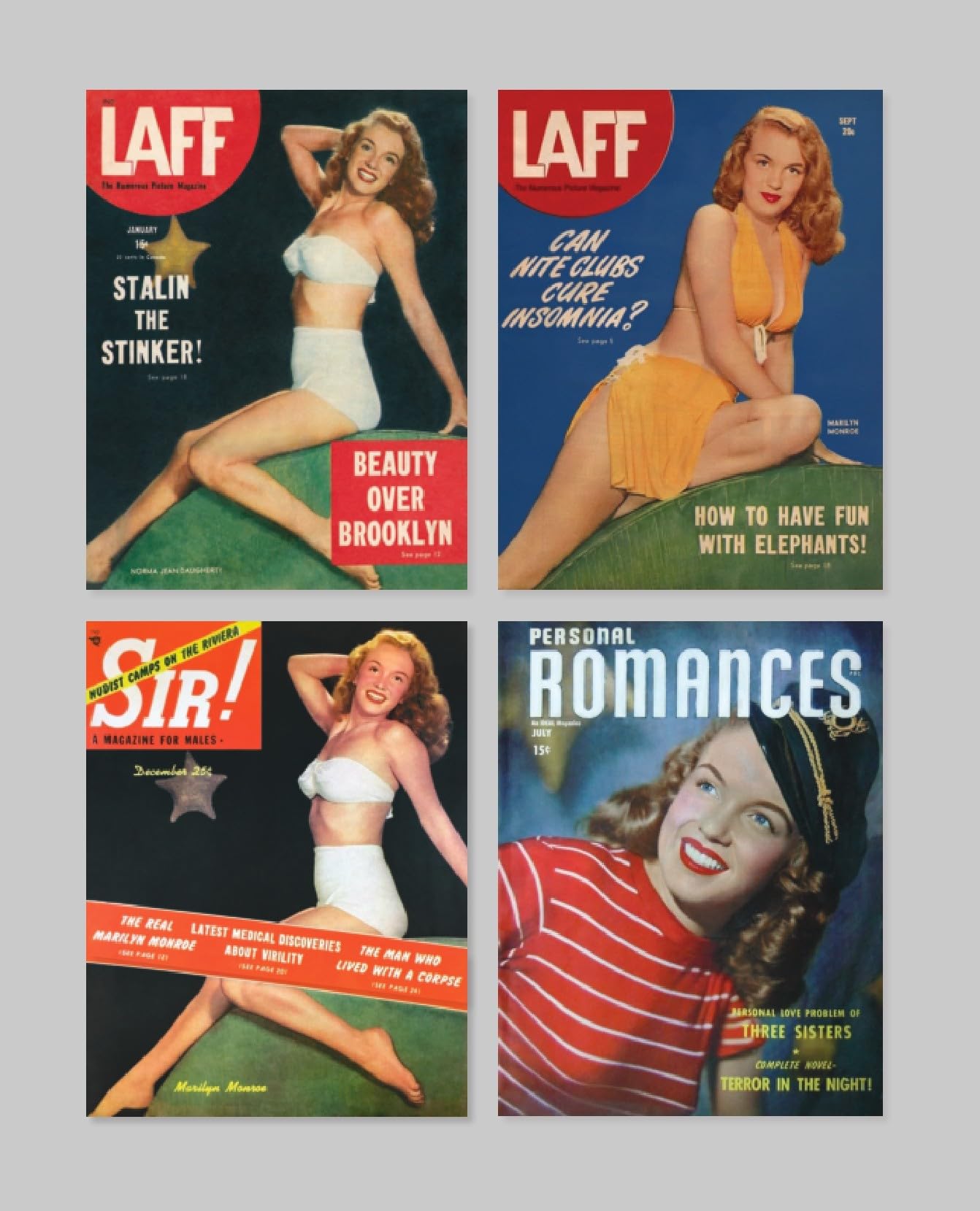 Iconique Marilyn Monroe: Photographies inédites
