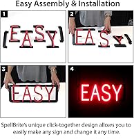 Vista 5 de SpellBrite Letrero de tatuaje y perforación para salones de tatuajes Señales relacionadas con tatuajes y piercings con aspecto de neón, luz LED