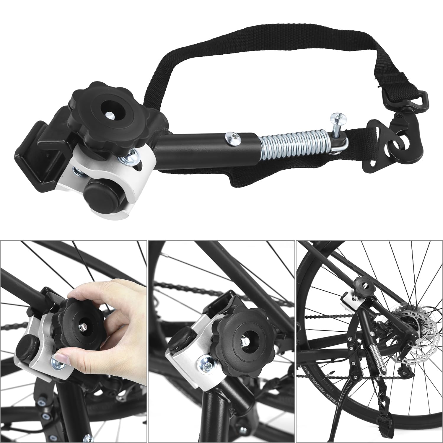 Acelectronic Universal Fahrrad-Anhngerkupplung  Adapter Fr E-Bikes, Aus  Legiertem Stahl (schwarz) An Cube