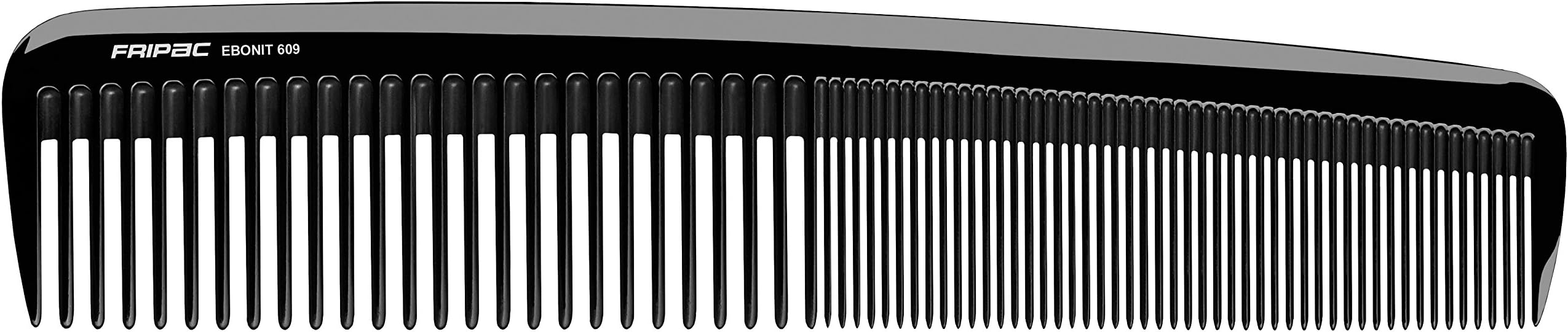 Fripac Ebonite Number 609 Ladies Comb, Large, 21.5 cm