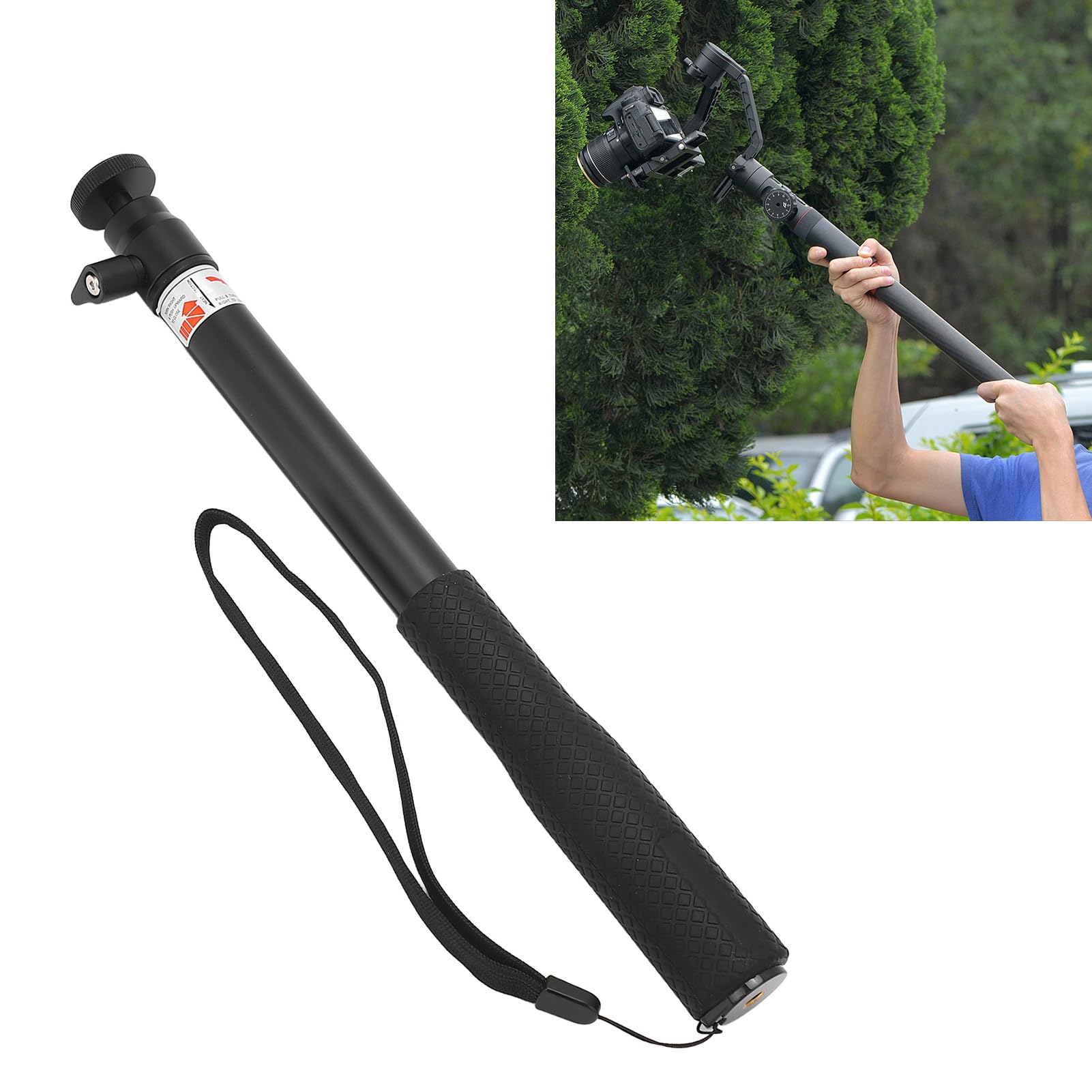 Supporto Prolunga per Treppiede Gimbal in Alluminio 1/4 3/8 SETTO