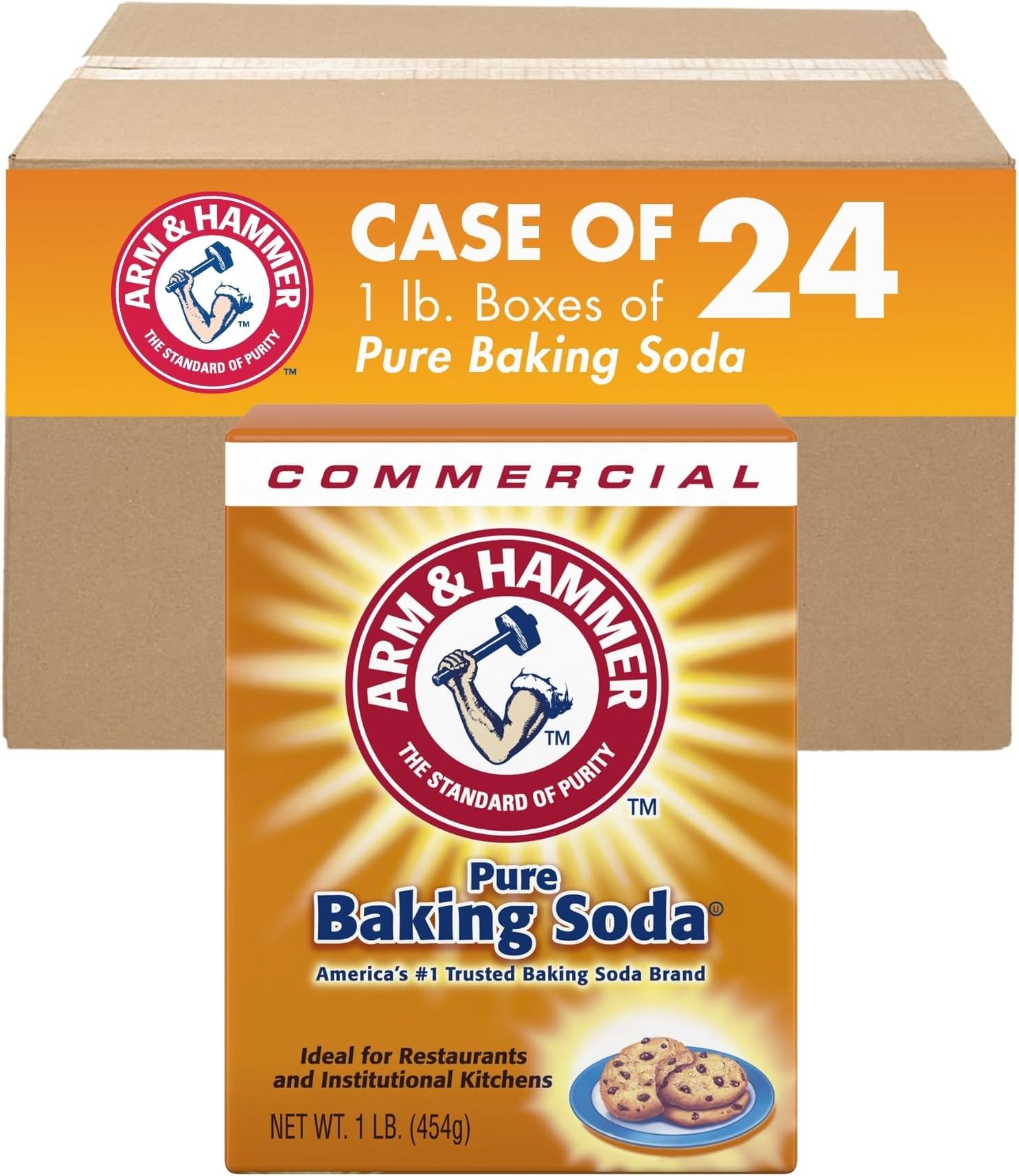 33200-84104 Baking Soda, 16 oz (Pack of 24)