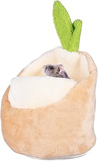 INOOMP Hamster Cama Quente Porquinho-Da-Índia Ninho Casa Inverno Pequeno Animal De Estimação Cama Esconderijo Ouriço Rato Chinchila Porquinho-Da-Índia Habitat Mini Casa Pequenos Animais