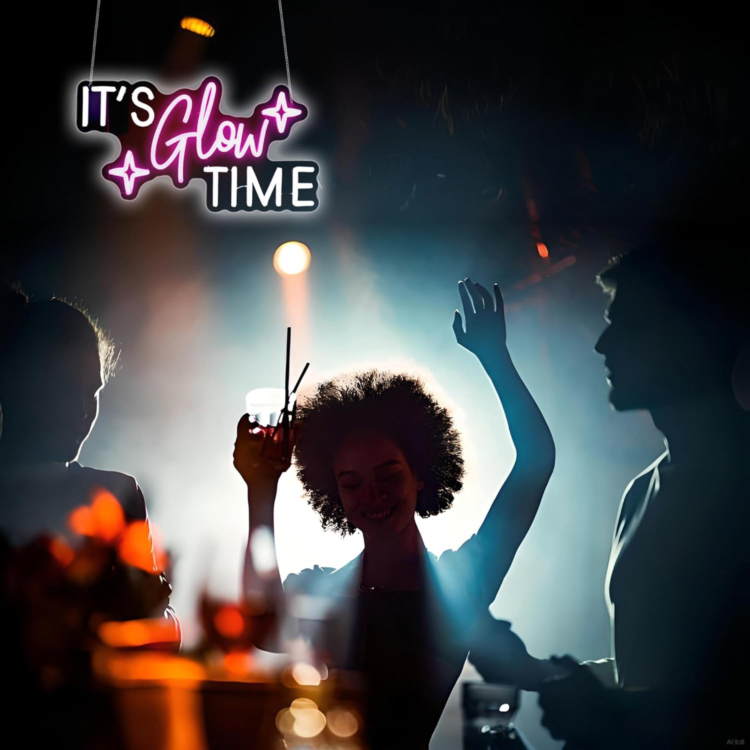 Neon Sign Led Neon Lights Neon Signs for Wall Decor USB Powered Led Neon Signs for Room Decoration (Glow Time) - Image 7