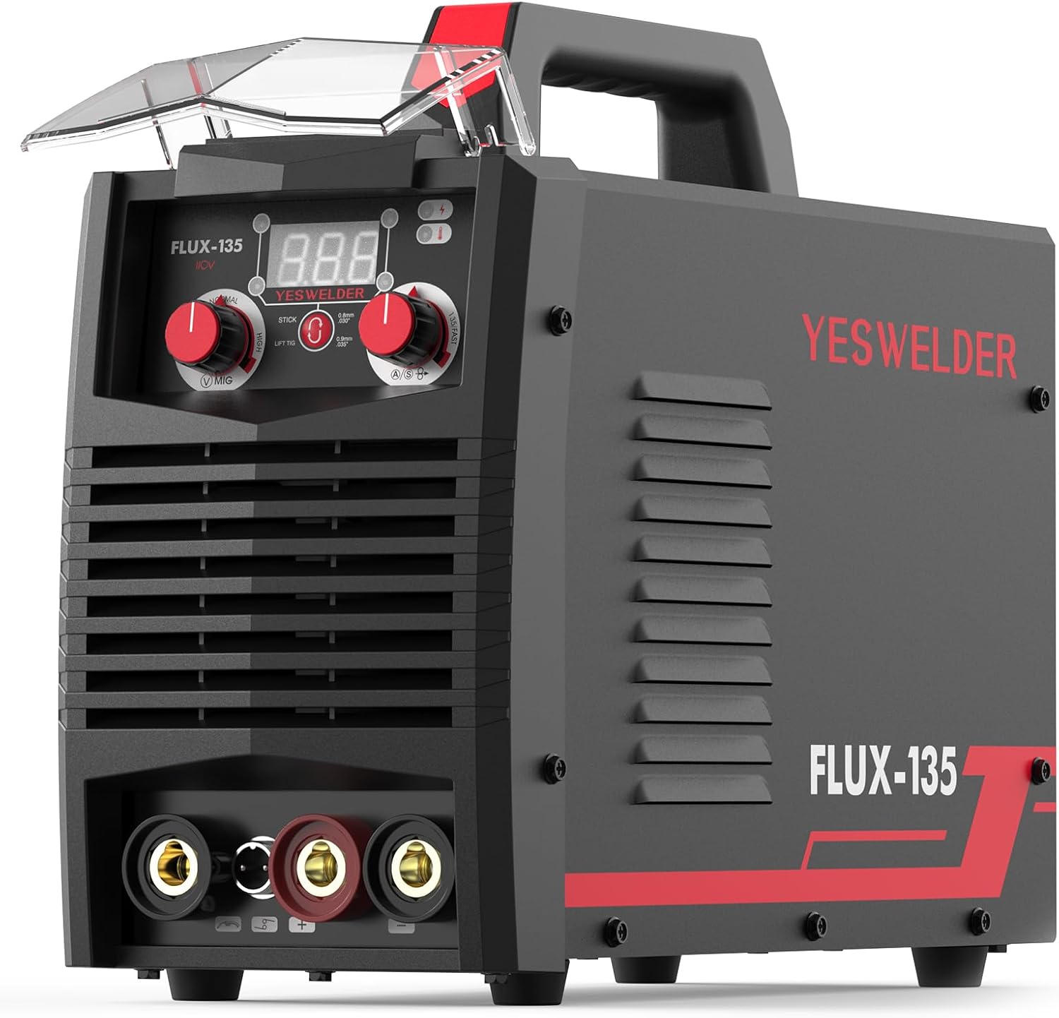 YESWELDER 135A Flux Core MIG Welder,110V Gasless Flux MIG/Lift TIG