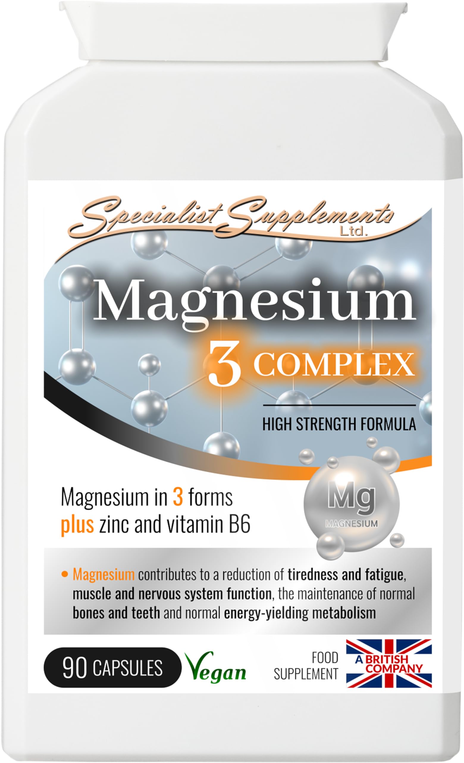Specialist Supplements Magnesium 3 Complex, 90 Capsules