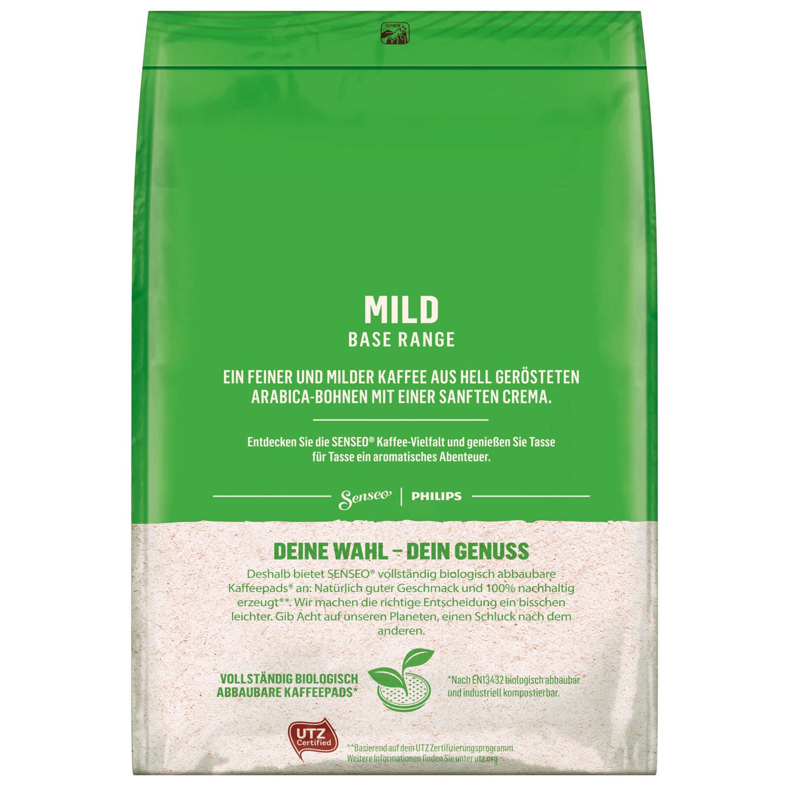 Senseo Mild Roast, Nuevo Diseño, Paquete de 6, 6 x 48 Monodosis
