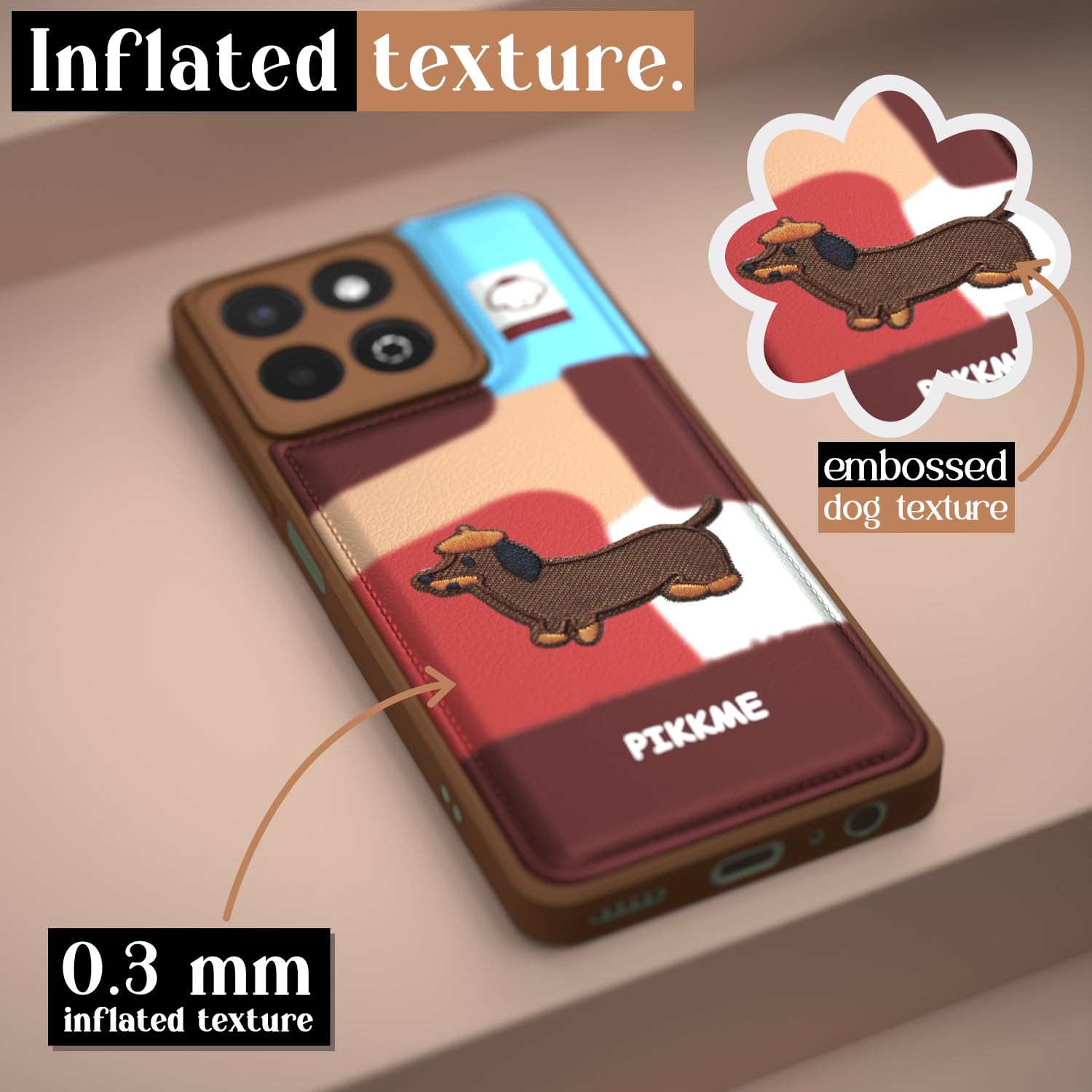 Pikkme Back Cover for Honor X7C | Cute Girlish Dog Series | Full