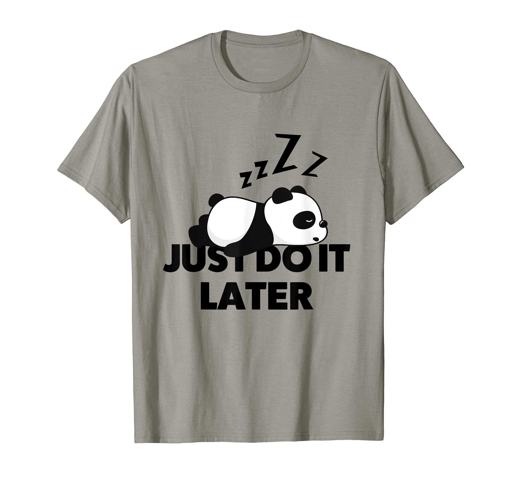 Enjoy Panda Cartoon, Cool Sarcastic Baby Lazy Panda Sleeping T-Shirt