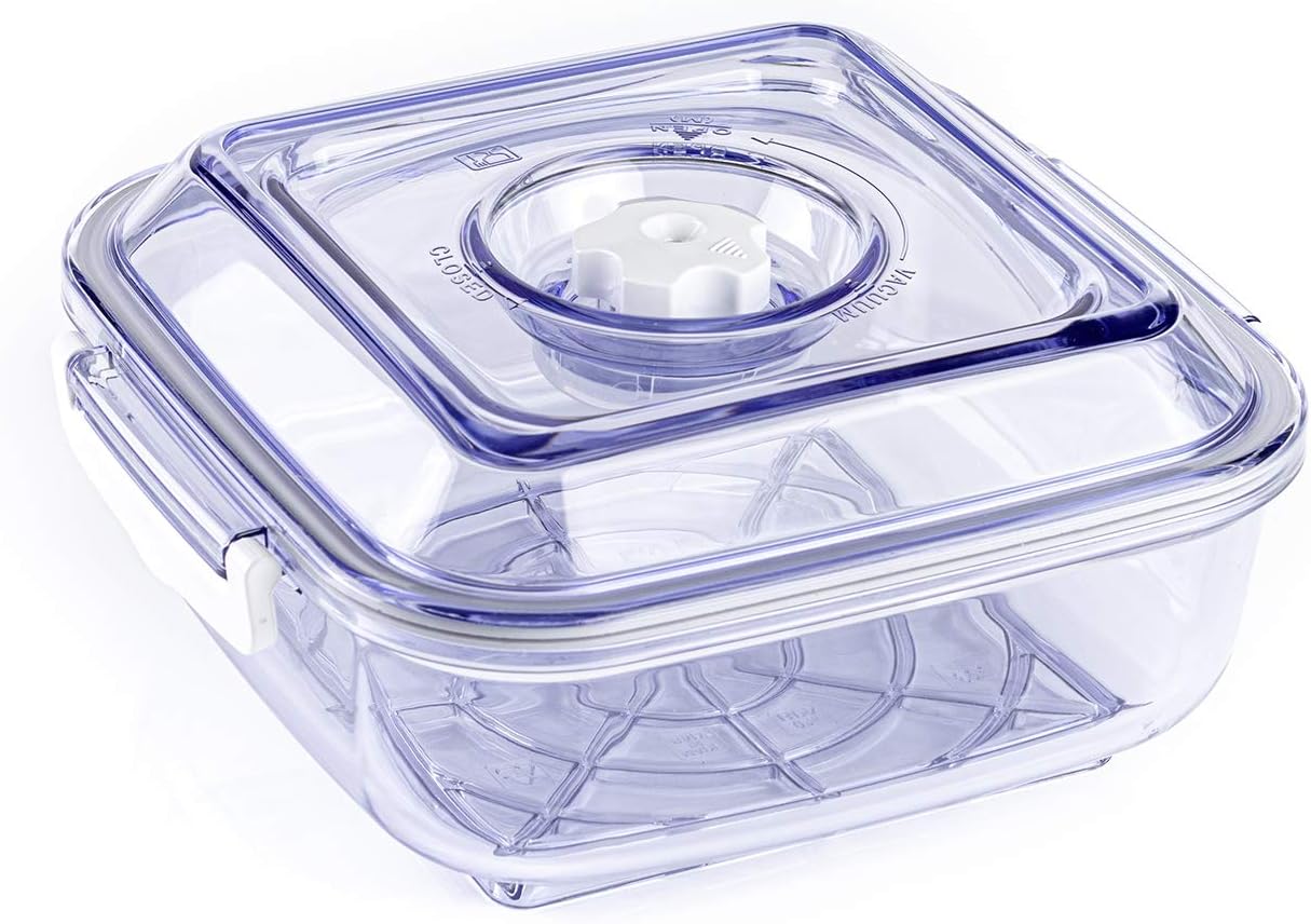 Magic VAC VCR 250 Vacuum Container Square with Lid 2.5 Litres