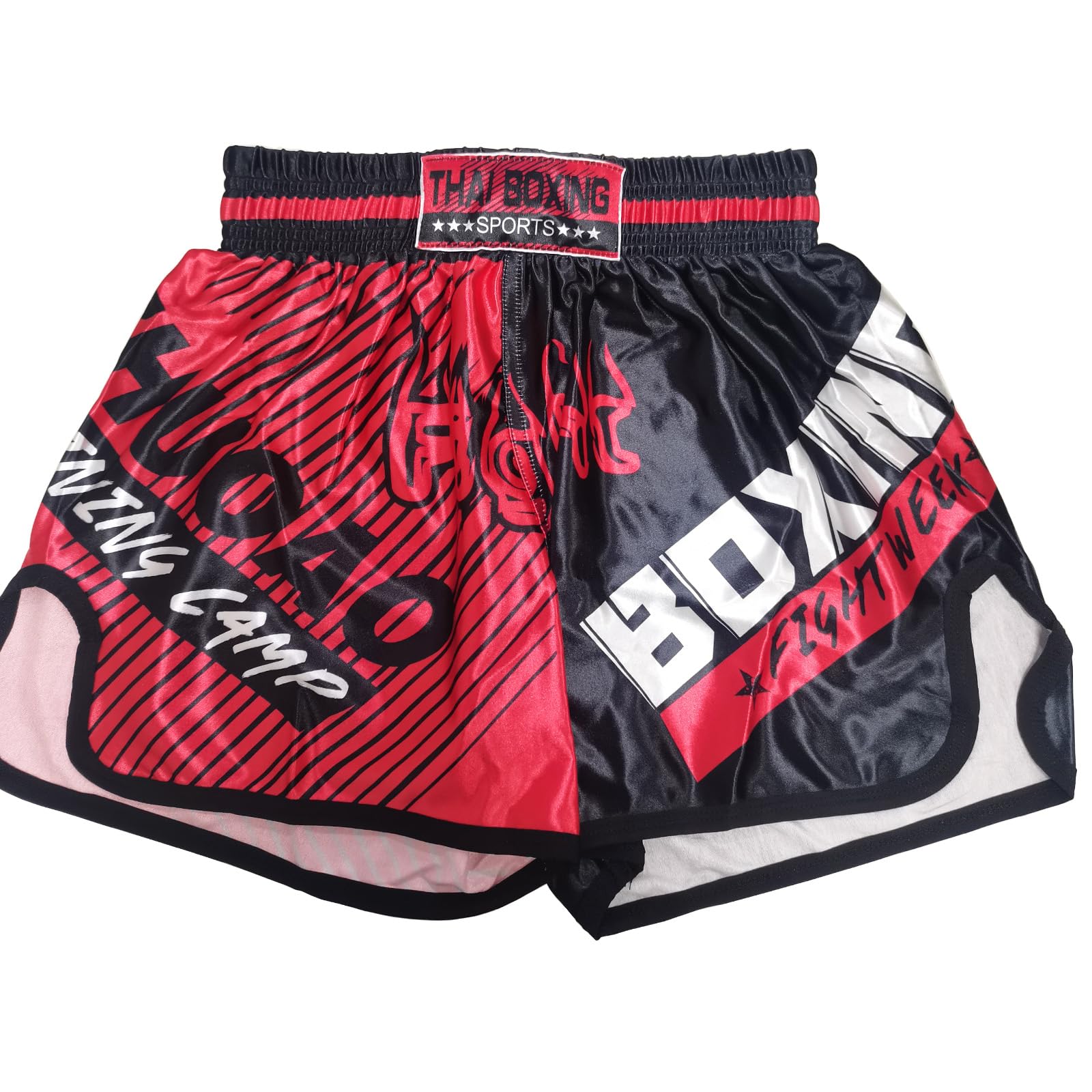 ZUYPSK MMA - Pantalones cortos de boxeo para niños Muay Thai, pantalones cortos para niños, kickboxing, artes marciales, clásicos, estrechos, ropa deportiva