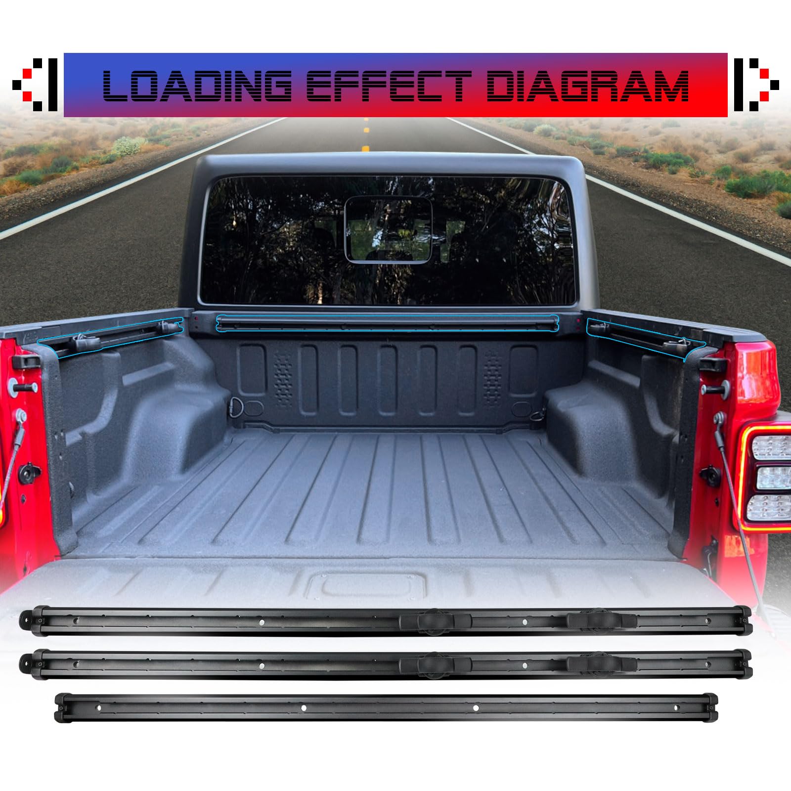 Snapklik.com : Trail Rail System Tie Down Rail Compatible