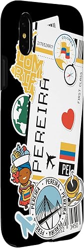 Miniatura 3 de Funda de viaje para iPhone XXS Pereira Colombia, avión de embarque de avión