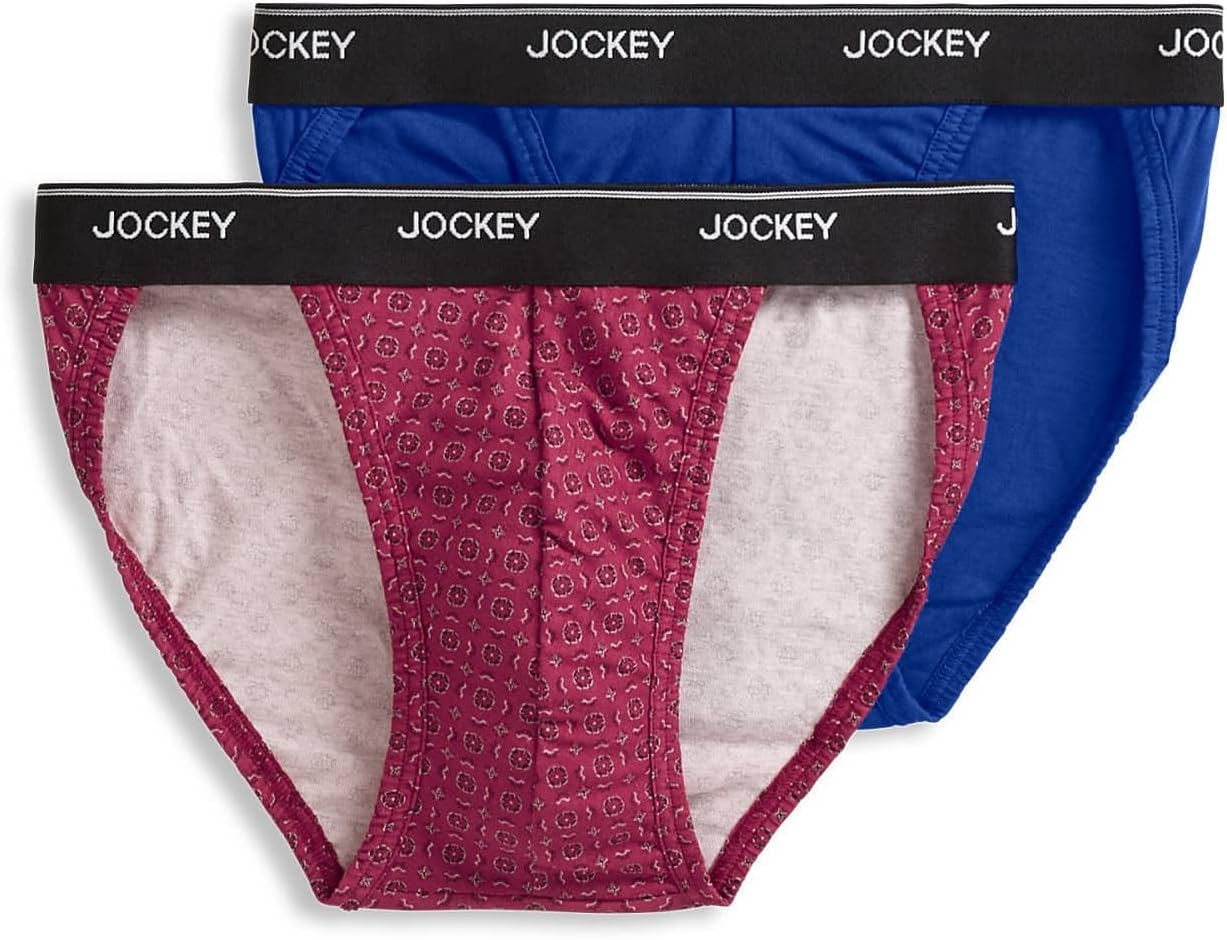 Jockey Men's Underwear Elance String Bikini - 2 Pack
